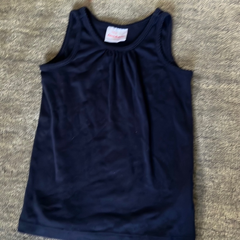 Hanna Andersson Girl’s size 110cm Navy Blue tank